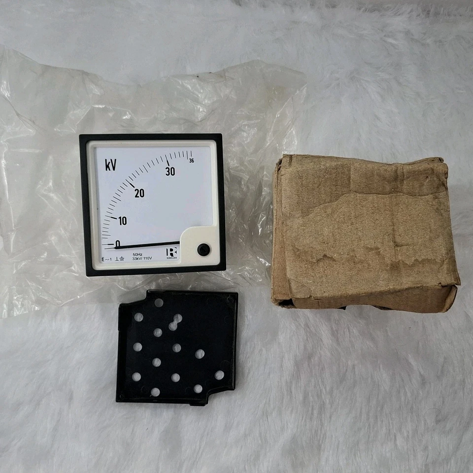 Rishabh M-895/1 Analog AC Voltmeter 0-36kV Moving Iron Panel Meter 33kV/110V50Hz